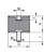 Skizze gummipuffer typb zylindrisch sketch rubber mount typeb cylindrical