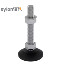 Pé nivelador - pé para máquina JCMP 60 S com amortecimento - Sylomer ®