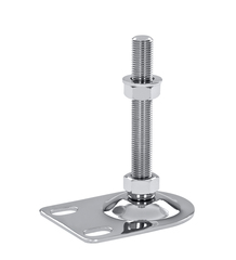 Adjustable foot, machine foot for ground mounting BSF 80 - Schwaderer leveling mounts