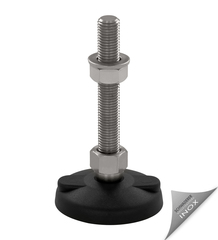 Swivel and machine foot KFEB 80 for floor mounting