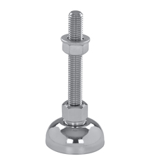 Swivel foot, levelling mount steel chrome-plated STF 50