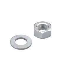 Nut and washer DIN 934/125A steel zinc-plated