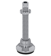 Levelling foot, adjustable foot with hollow screw JCMHD80C-S12-HSD180 vibration-damped