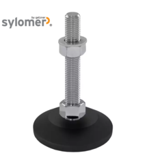 Pé nivelador para máquina JCMP 80 S com amortecimento - Sylomer ®
