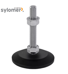 Pé nivelador - pé para máquina JCMP 100 S com amortecimento - Sylomer ®