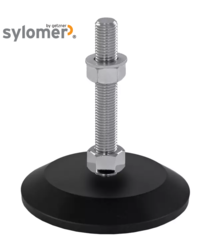 Pé nivelador - pé para máquina JCMP 130 S com amortecimento - Sylomer ®