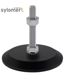 Pé nivelador - pé para máquina JCMP 170 S com amortecimento - Sylomer ®