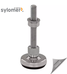 Pé para máquina - pé nivelador SFE 50 com amortecimento - Sylomer ®