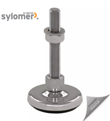 Pé para máquina - pé nivelador SFE 80 com amortecimento - Sylomer ®