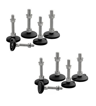 Stellfuesse adjustable feet pies articulados pieds de machines pes niveladores schwaderer kf