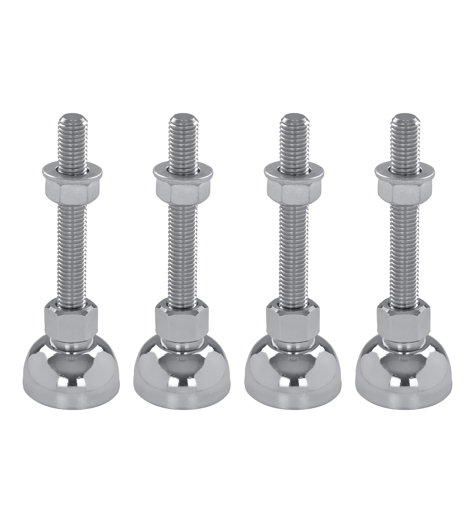 Stellfüße Maschinenfüße Gelenkfüße Nivellierfüße 125mm Stahl Gewinde M8-M30 4x